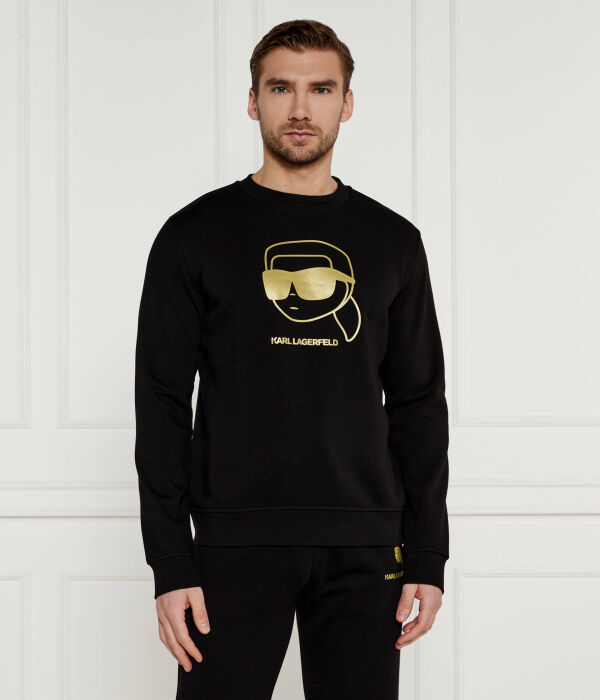 Свитшот мужской Karl Lagerfeld с золотым принтом, черный
Свитшот мужской Karl Lagerfeld с золотым принтом, черный