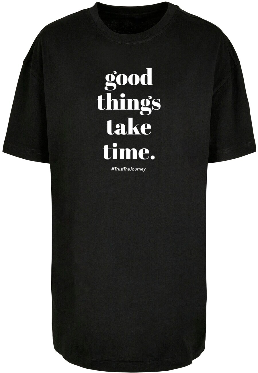 Футболка Merchcode GOOD THINGS TAKE TIME, черный
Футболка Merchcode GOOD THINGS TAKE TIME, черный