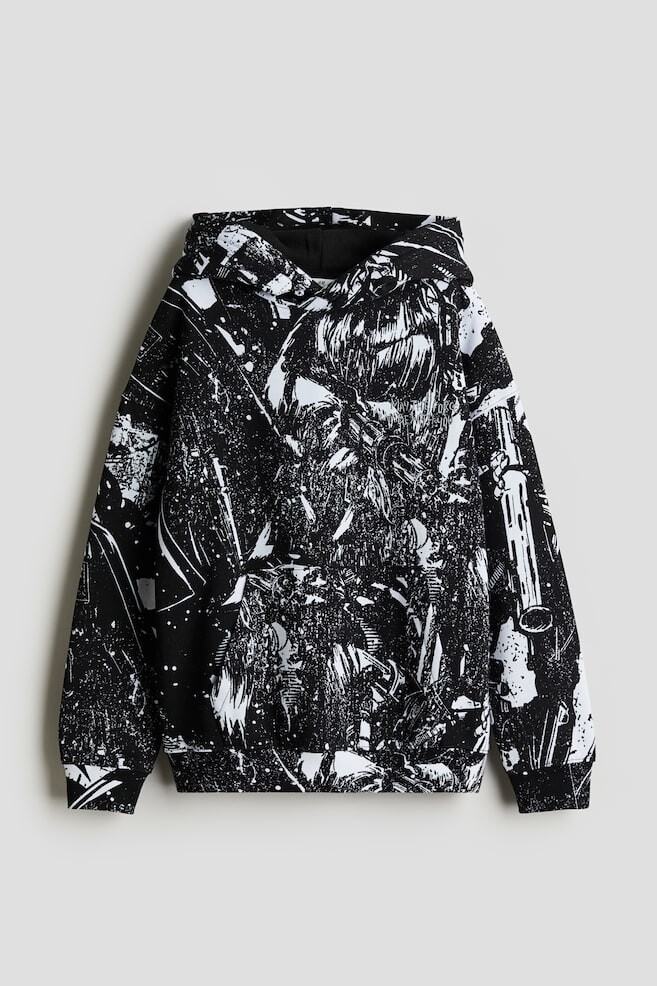 Толстовка с мотивом H&M, черный
Толстовка с мотивом H&M, черный