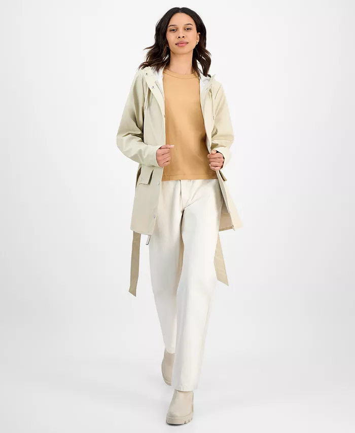 Женский дождевик с завязкой на талии и застежкой на кнопки спереди, с капюшоном Rains, красный
Женский дождевик с завязкой на талии и застежкой на кнопки спереди, с капюшоном Rains, красный