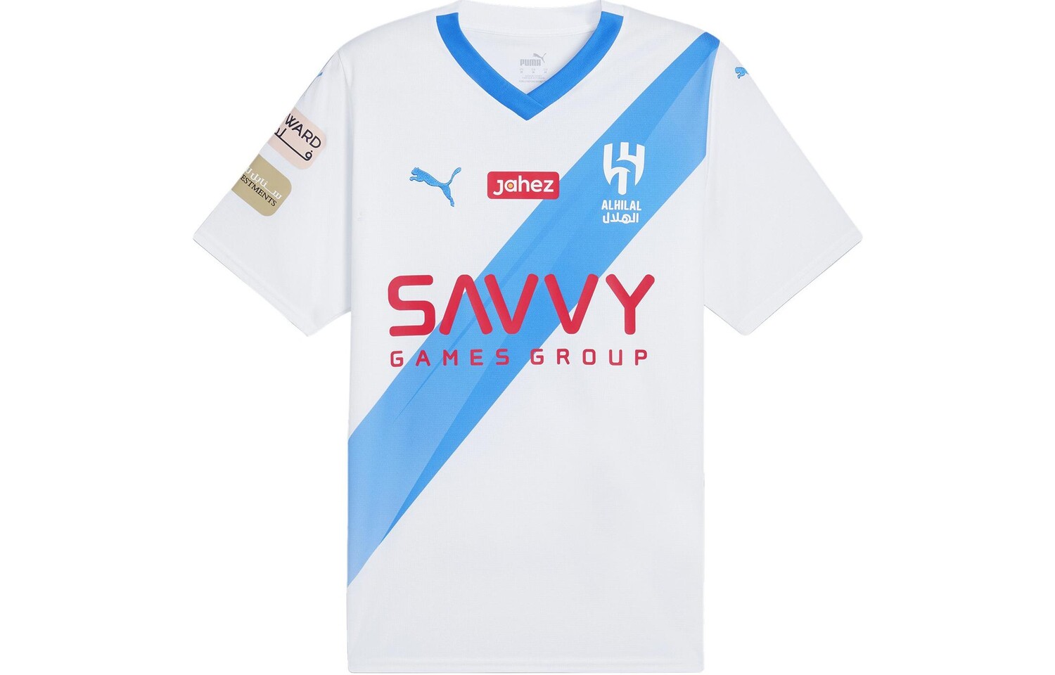 Футболка мужская Al Hilal SFC Neymar Jr. бело-синяя Puma, голубой
Футболка мужская Al Hilal SFC Neymar Jr. бело-синяя Puma, голубой