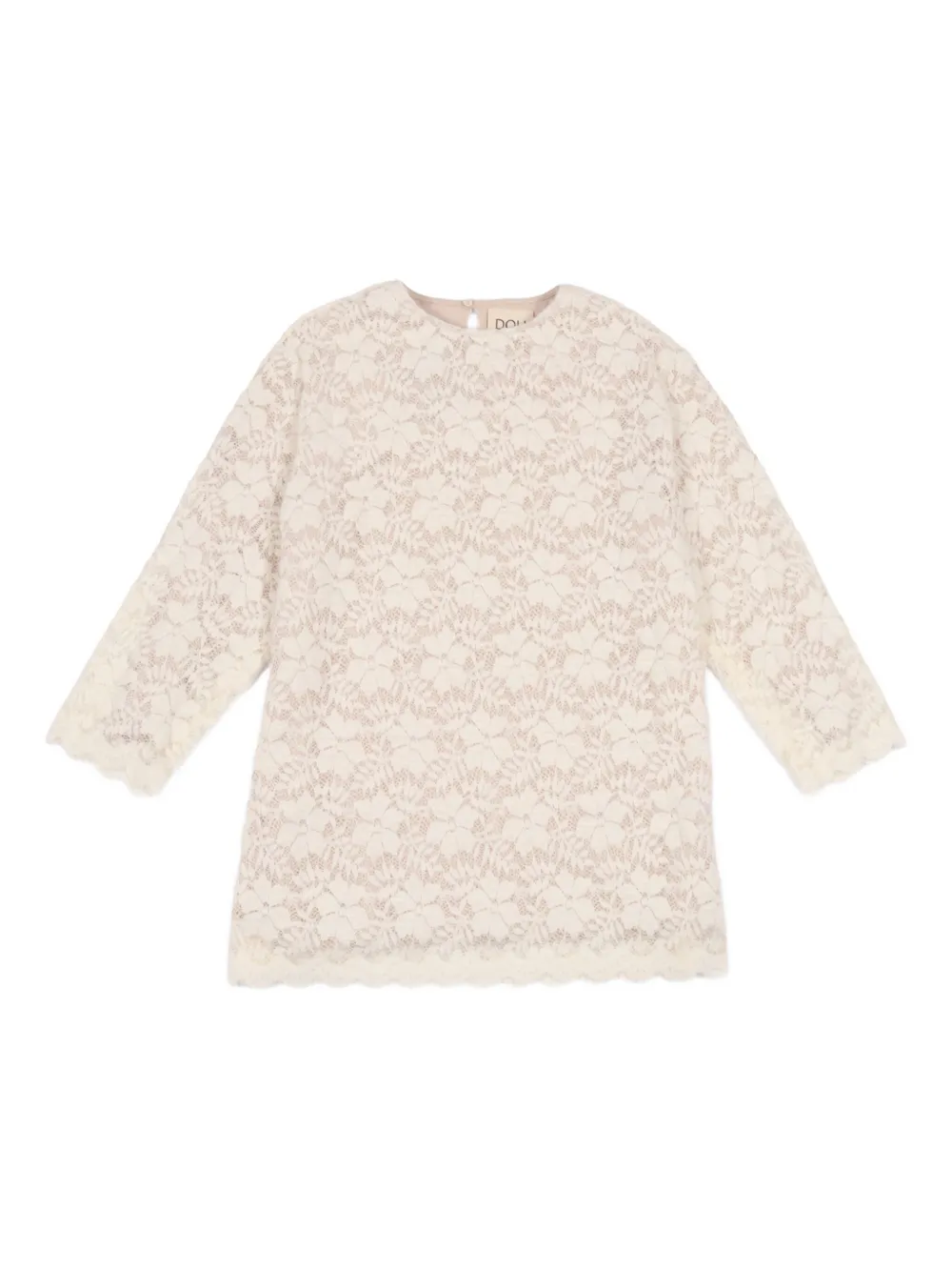 Платье из кружева с зубчатым краем Douuod Kids, белый
Платье из кружева с зубчатым краем Douuod Kids, белый