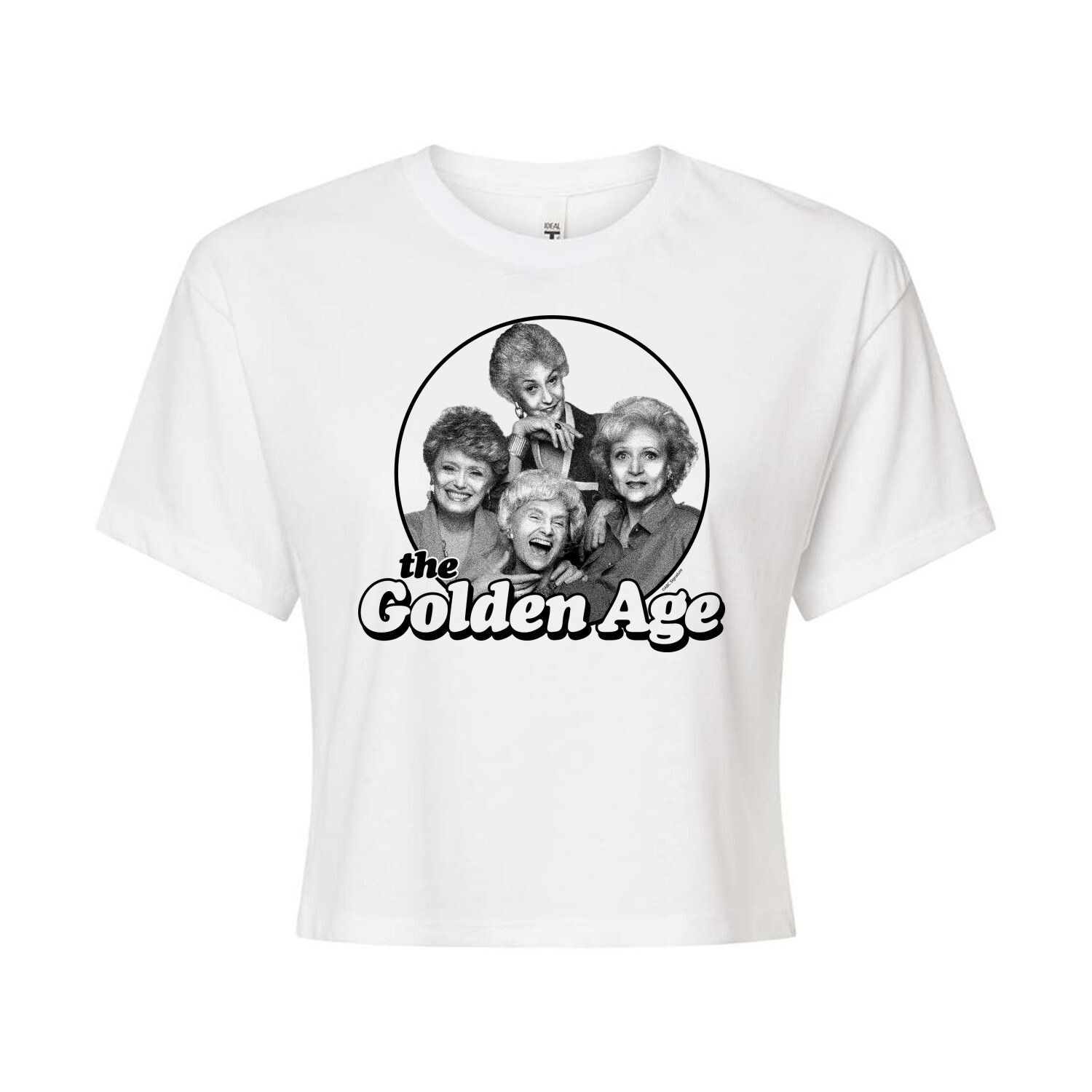 Укороченная футболка с рисунком Golden Girls "Golden Age" для юниоров Licensed Character, белый
Укороченная футболка с рисунком Golden Girls "Golden Age" для юниоров Licensed Character, белый