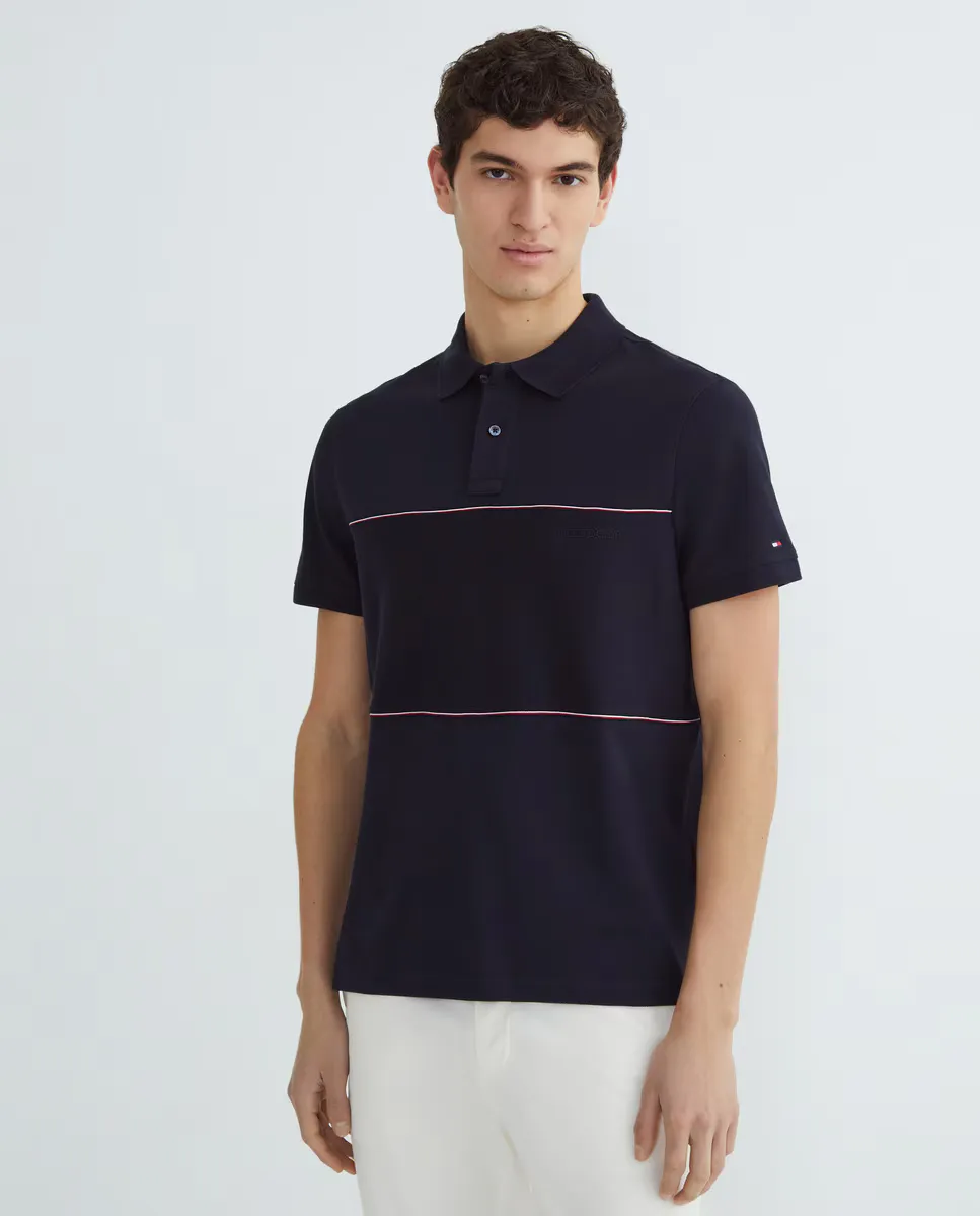 Мужская рубашка поло Tommy Hilfiger Regular Fit с коротким рукавом и вышитым флагом, темно-синий
Мужская рубашка поло Tommy Hilfiger Regular Fit с коротким рукавом и вышитым флагом, темно-синий