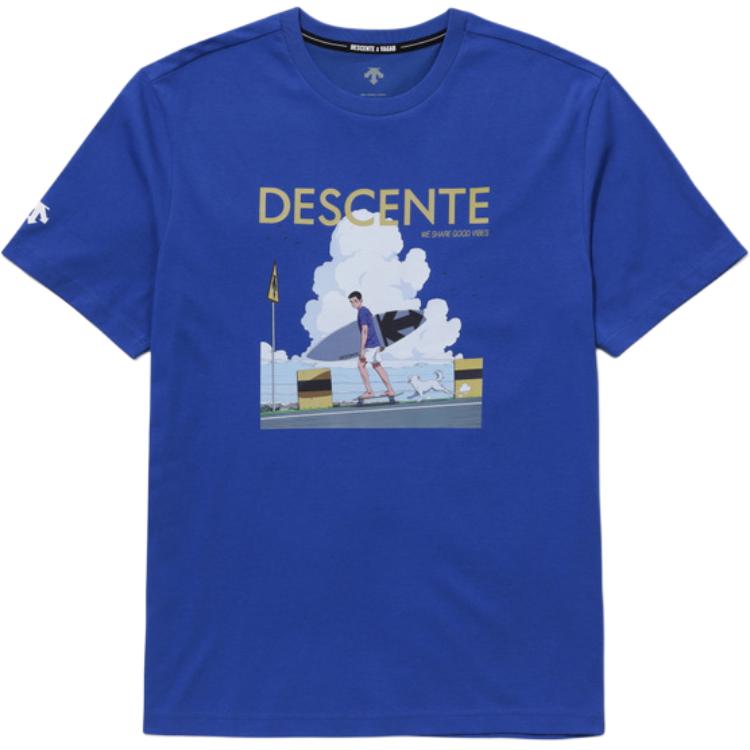 Футболка унисекс DESCENTE, синяя
Футболка унисекс DESCENTE, синяя