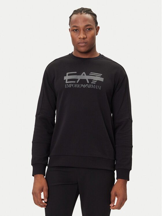 Свитшот modern fit 7M001122 AF12473 UC001 Ea7 Emporio Armani, чёрный 
Свитшот modern fit 7M001122 AF12473 UC001 Ea7 Emporio Armani, чёрный