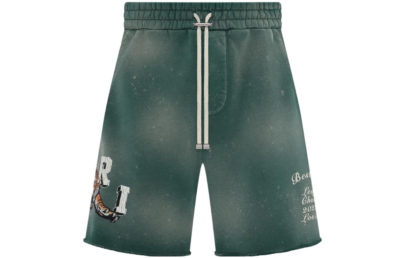 Винтажные спортивные шорты с тигром AMIRI, зеленые
Винтажные спортивные шорты с тигром AMIRI, зеленые