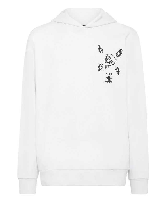 Толстовка с капюшоном, шестиугольник Philipp Plein, белый
Толстовка с капюшоном, шестиугольник Philipp Plein, белый