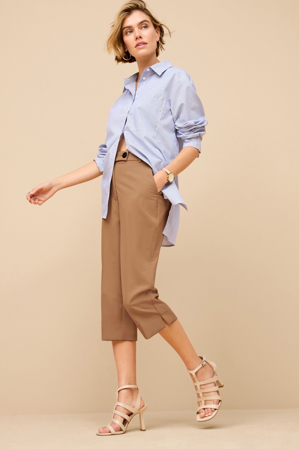 Укороченные капри Next, коричневый
Укороченные капри Next, коричневый