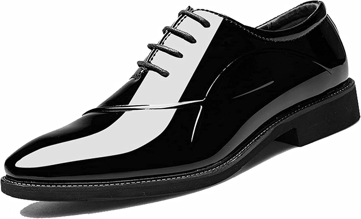 Мужские туфли Yiozoi из легкой лакированной кожи с заостренным носком и шнуровкой, дерби, для свадьбы, вечеринки, бизнеса и официальных мероприятий, черный
Мужские туфли Yiozoi из легкой лакированной кожи с заостренным носком и шнуровкой, дерби, для свадьбы, вечеринки, бизнеса и официальных мероприятий, черный