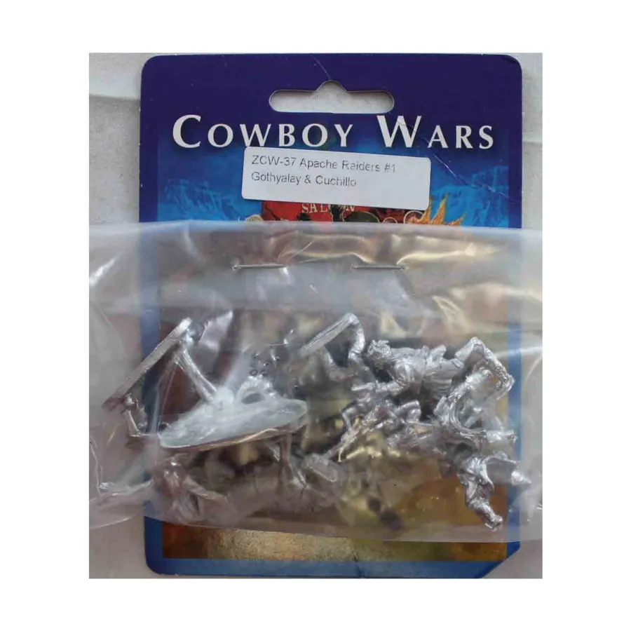 Апачские рейдеры №1 — Котьялай и Кучилло, Cowboy Wars (25mm)
Апачские рейдеры №1 — Котьялай и Кучилло, Cowboy Wars (25mm)