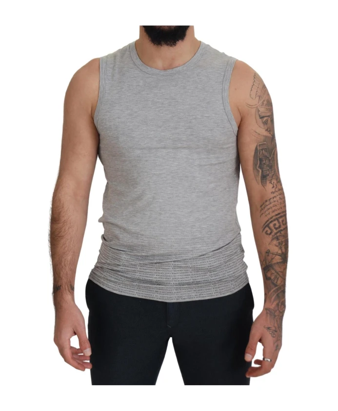 Майка с логотипом, стильный серый цвет. Ermanno Scervino, серый
Майка с логотипом, стильный серый цвет. Ermanno Scervino, серый