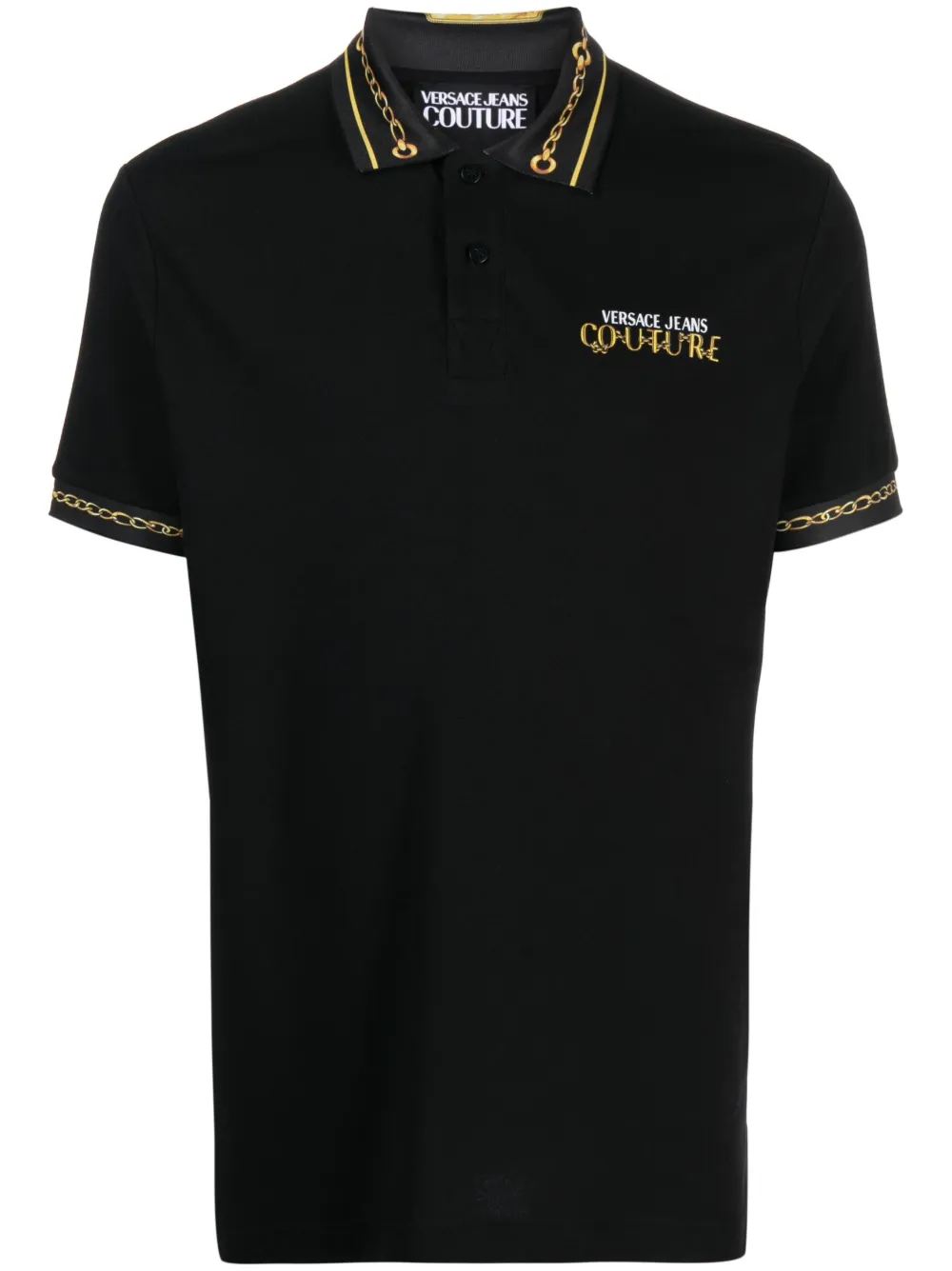 Рубашка поло с принтом Versace Jeans Couture, черный
Рубашка поло с принтом Versace Jeans Couture, черный