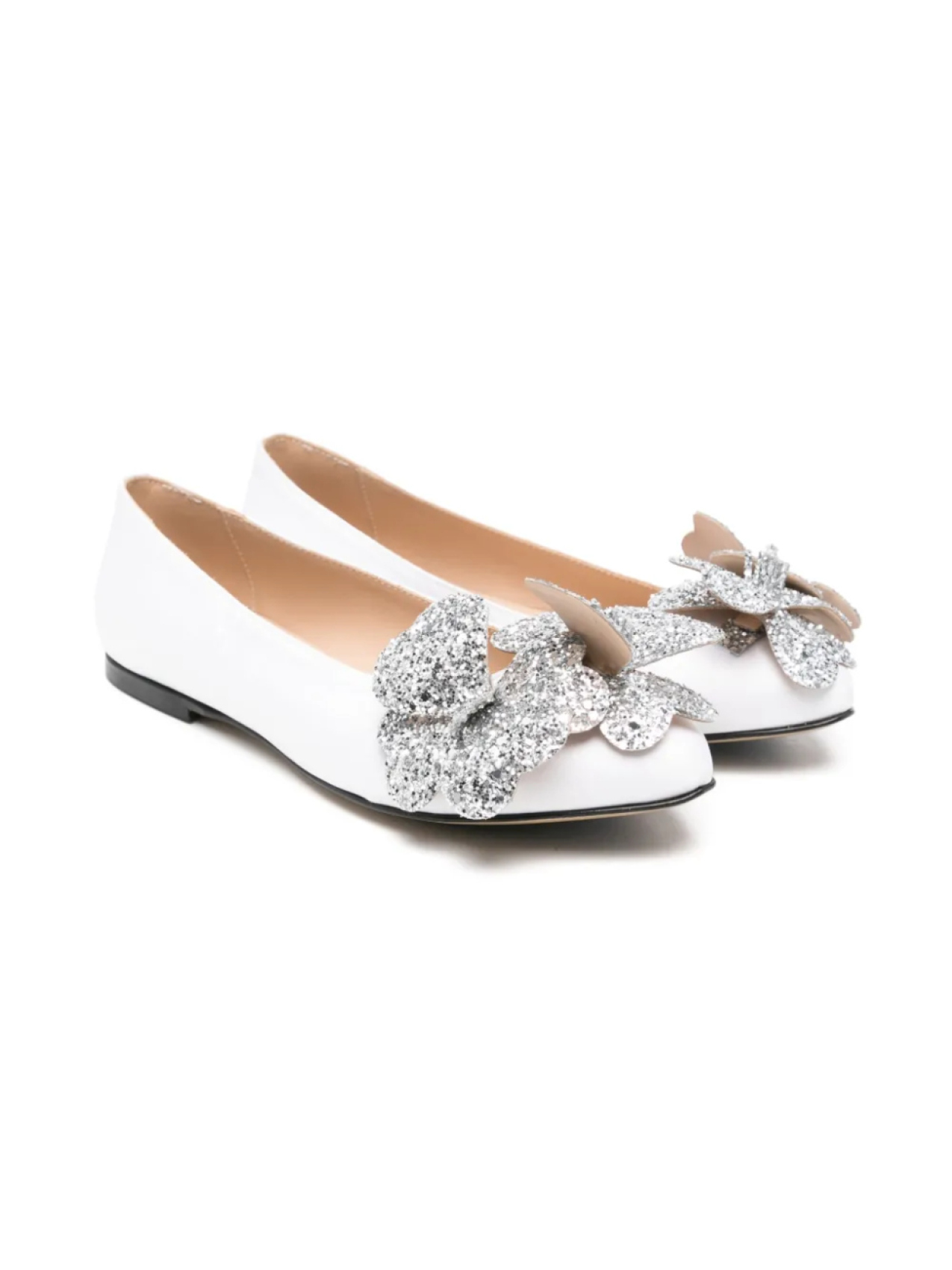 Балетки атласные Nº21 Kids, белый
Балетки атласные Nº21 Kids, белый