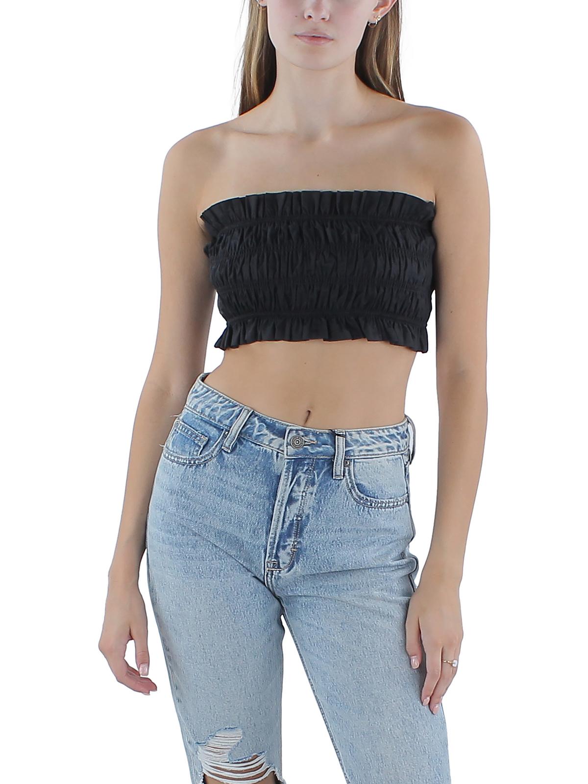 Женский топ без бретелек со сборками и эластичным лифом KOURT, черный
Женский топ без бретелек со сборками и эластичным лифом KOURT, черный