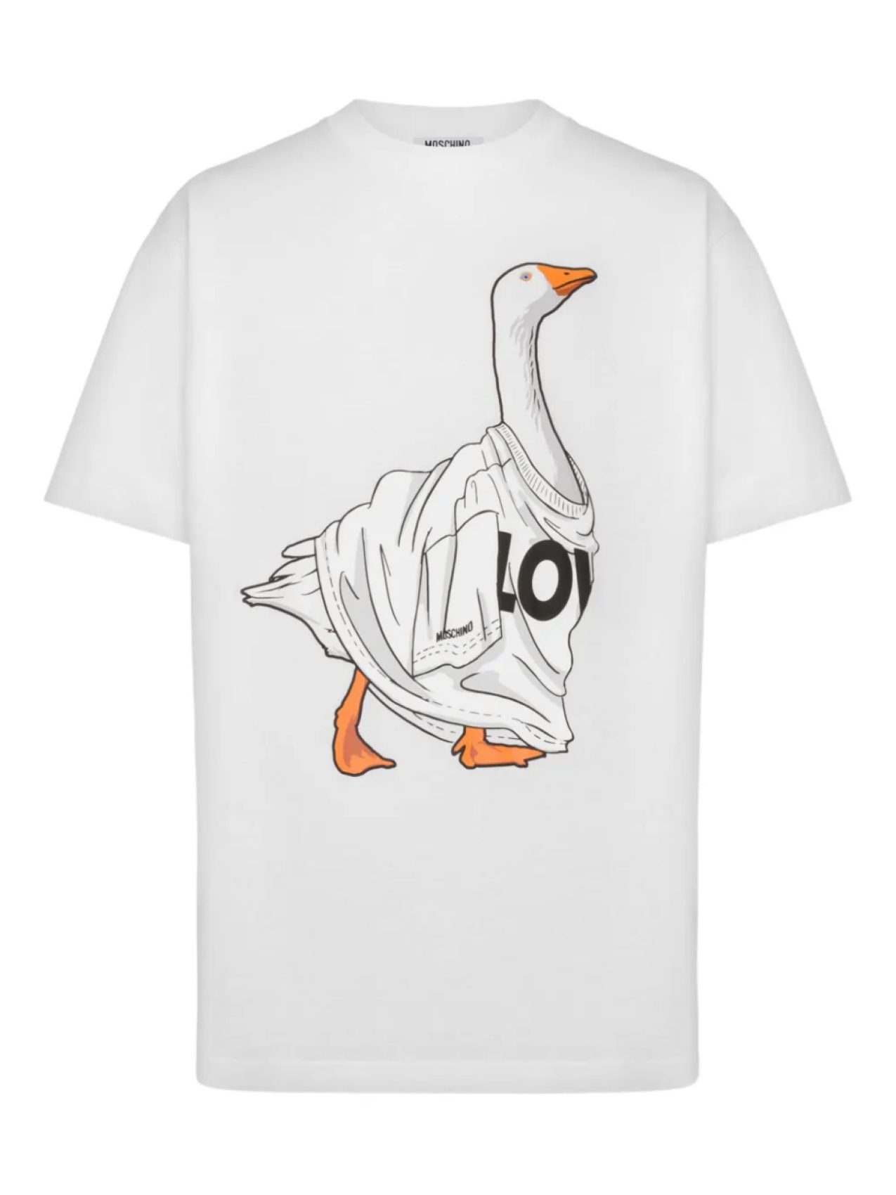 Футболка Moschino с принтом «гусиная лапка», белый
Футболка Moschino с принтом «гусиная лапка», белый