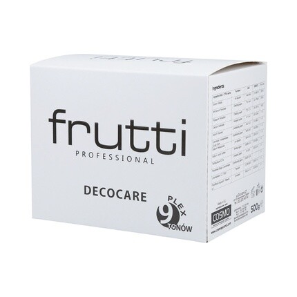 Decocare Plex отбеливающий 500G - 9 тонов, Frutti Professional
Decocare Plex отбеливающий 500G - 9 тонов, Frutti Professional
