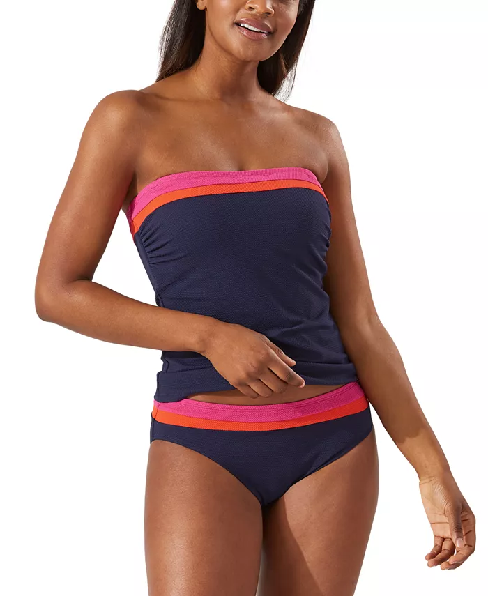 Топ-бандо танкини и хипстерские плавки бикини Island Cays Tommy Bahama, темно-синий
Топ-бандо танкини и хипстерские плавки бикини Island Cays Tommy Bahama, темно-синий