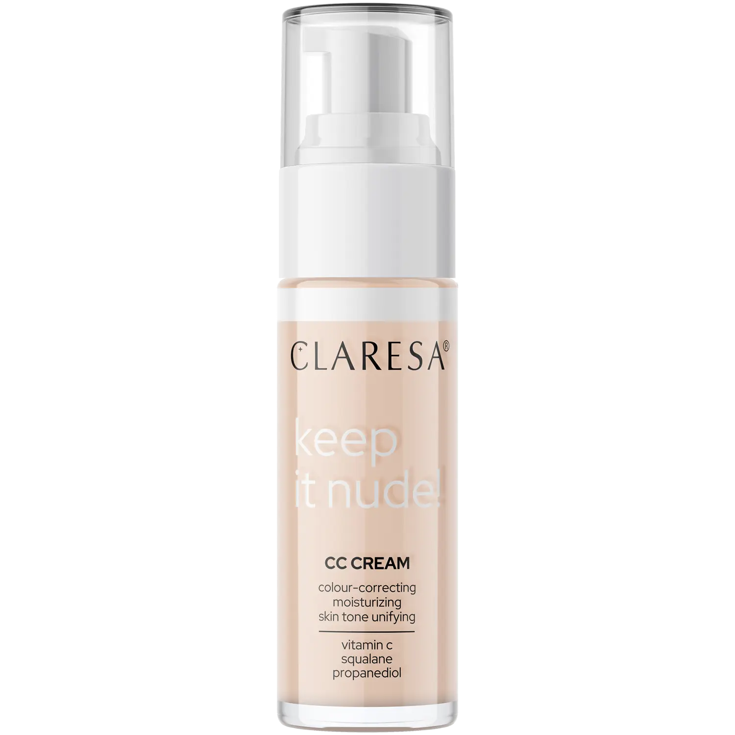 Сс крем для лица 1 Claresa Keep It Nude!, 30 мл
Сс крем для лица 1 Claresa Keep It Nude!, 30 мл