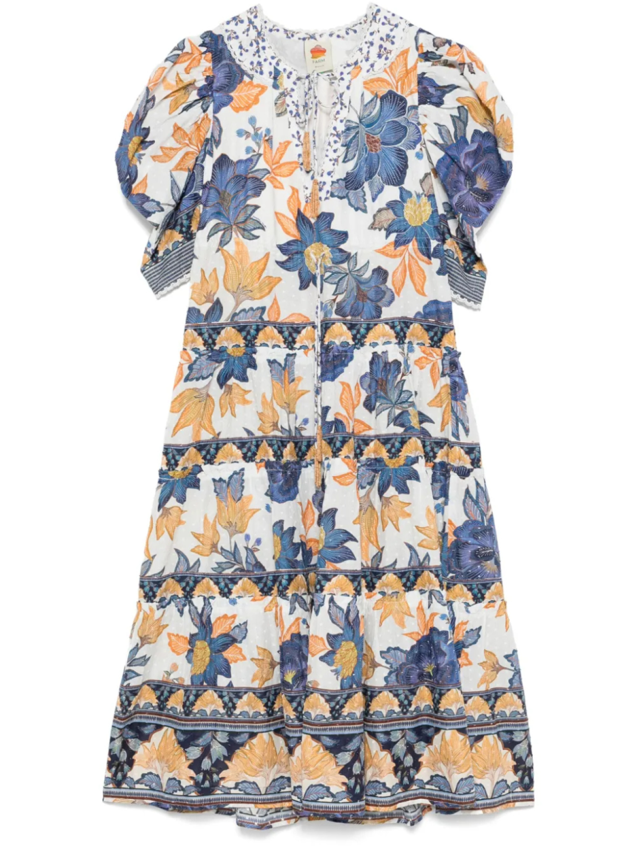 Платье макси с принтом FARM Rio Summer Flowers, белый
Платье макси с принтом FARM Rio Summer Flowers, белый