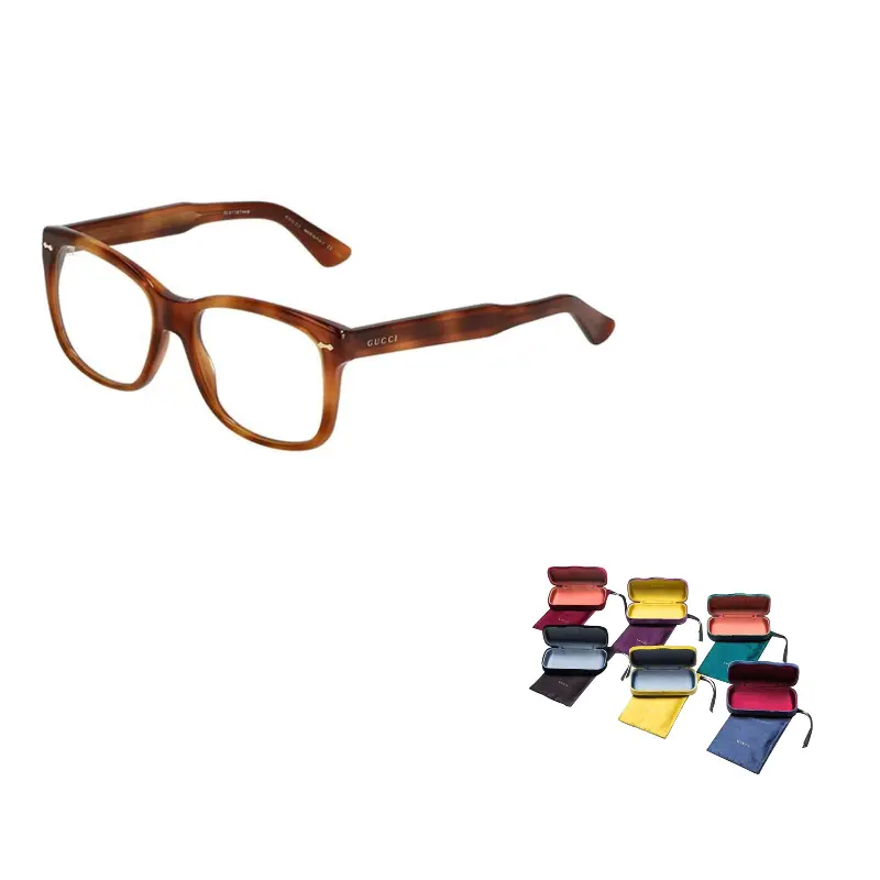 GUCCI Пластиковая оправа квадратной формы для очков унисекс, Brown
GUCCI Пластиковая оправа квадратной формы для очков унисекс, Brown