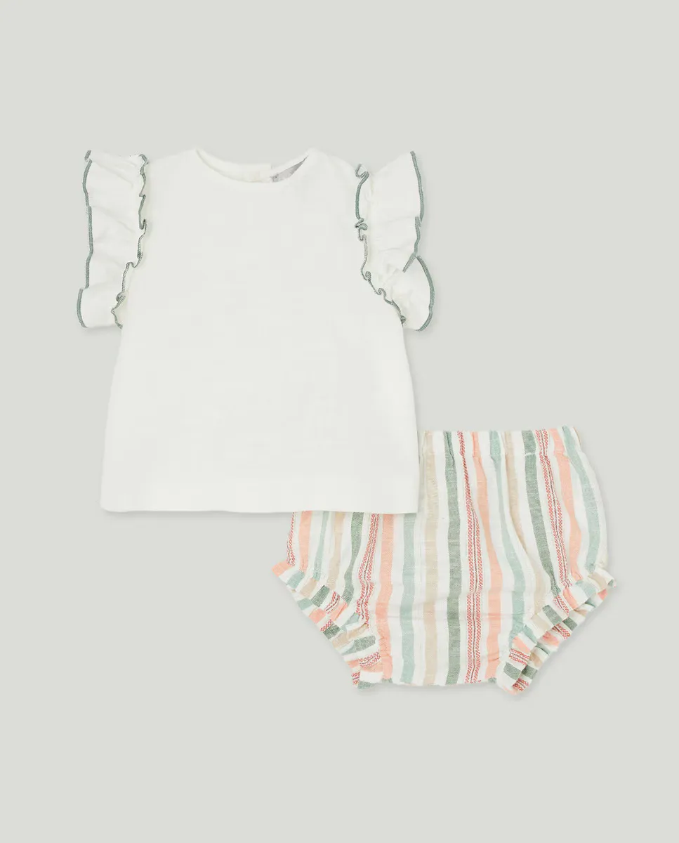 Комплект без рукавов для девочки Coconut El Corte Inglés, зеленый
Комплект без рукавов для девочки Coconut El Corte Inglés, зеленый