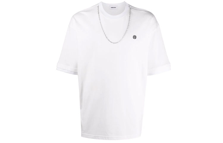 Футболка с воротником-цепочкой AMBUSH, белый
Футболка с воротником-цепочкой AMBUSH, белый