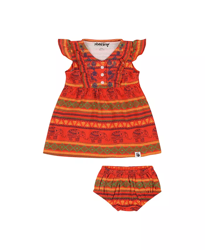 Комплект платья для девочек - жаккардовая полоска Mixed Up Clothing, красный
Комплект платья для девочек - жаккардовая полоска Mixed Up Clothing, красный