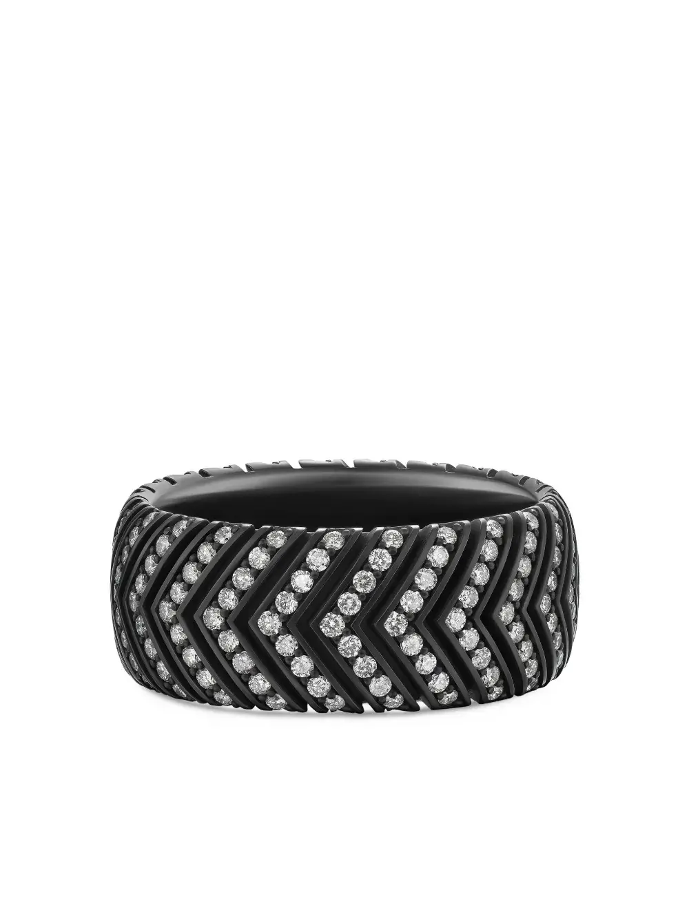 Кольцо Chevron Band David Yurman, черный
Кольцо Chevron Band David Yurman, черный
