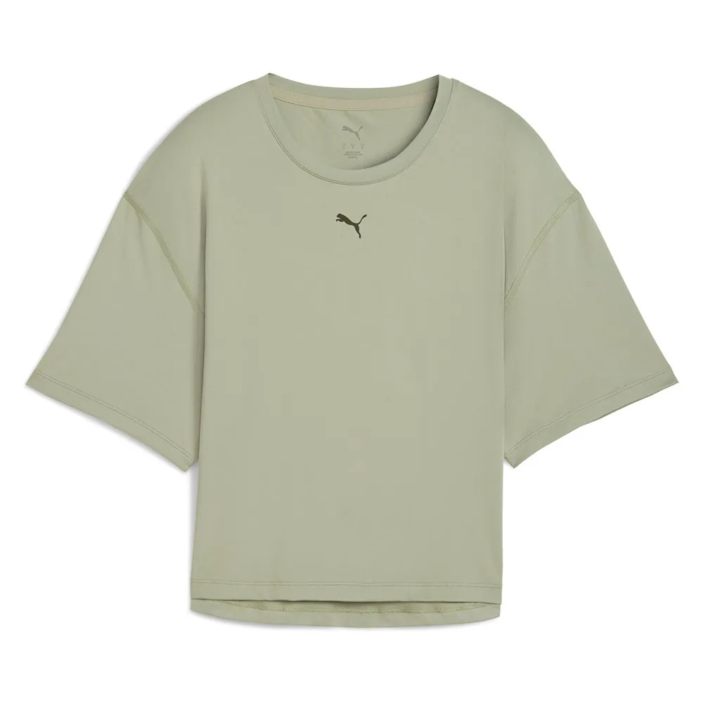 Футболка с коротким рукавом спортивная Puma Cloudspun Relaxed, зеленый 
Футболка с коротким рукавом спортивная Puma Cloudspun Relaxed, зеленый