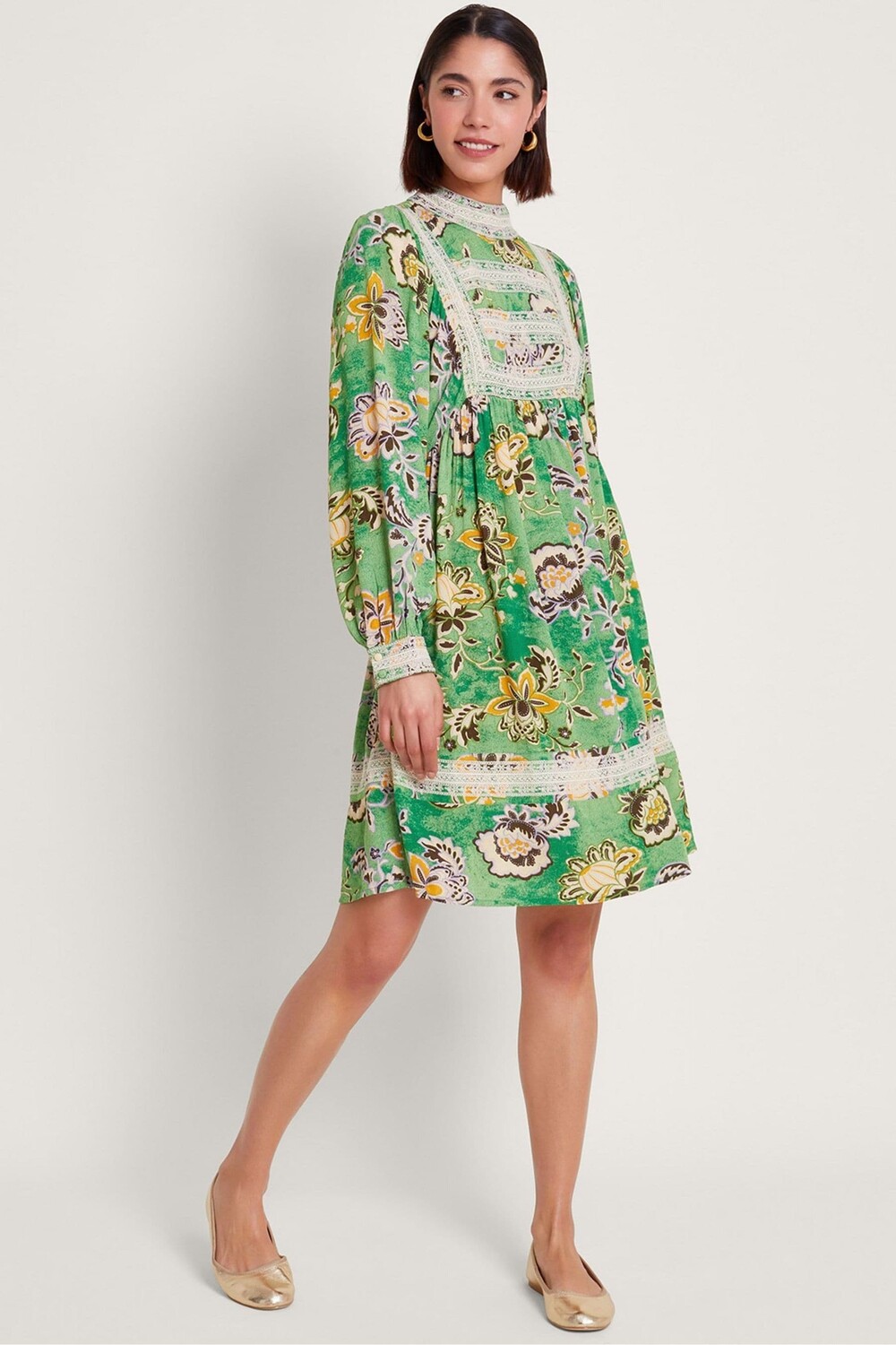 Платье Джульетты с цветочным узором Monsoon, зеленый
Платье Джульетты с цветочным узором Monsoon, зеленый