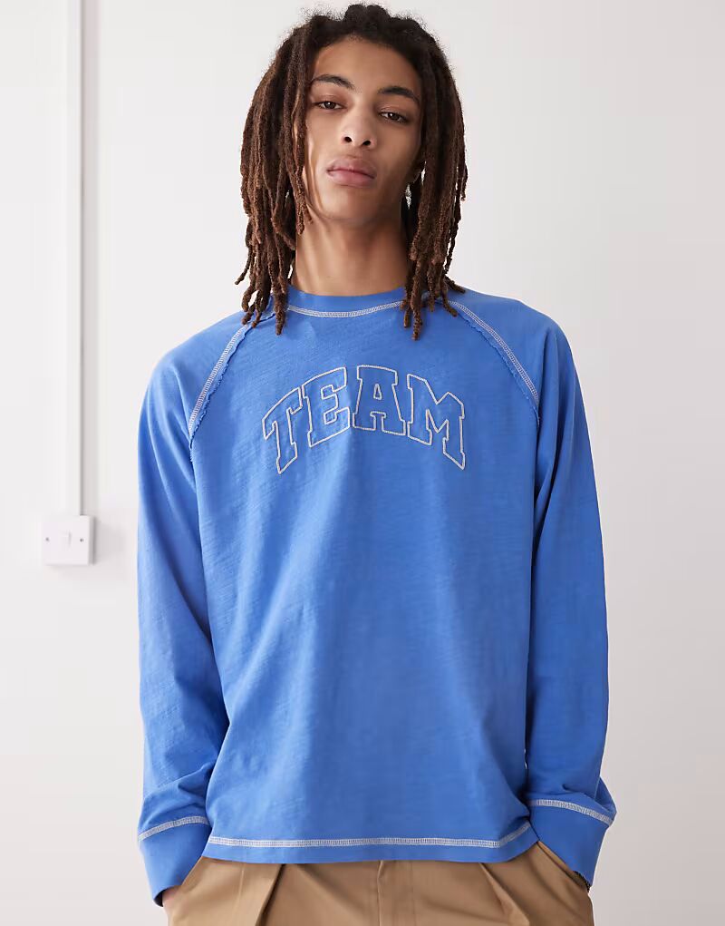 Футболка с длинным рукавом COLLUSION с разноцветным принтом синего цвета, Синий, Футболка с длинным рукавом COLLUSION с разноцветным принтом синего цвета
Футболка с длинным рукавом COLLUSION с разноцветным принтом синего цвета, Синий, Футболка с длинным рукавом COLLUSION с разноцветным принтом синего цвета