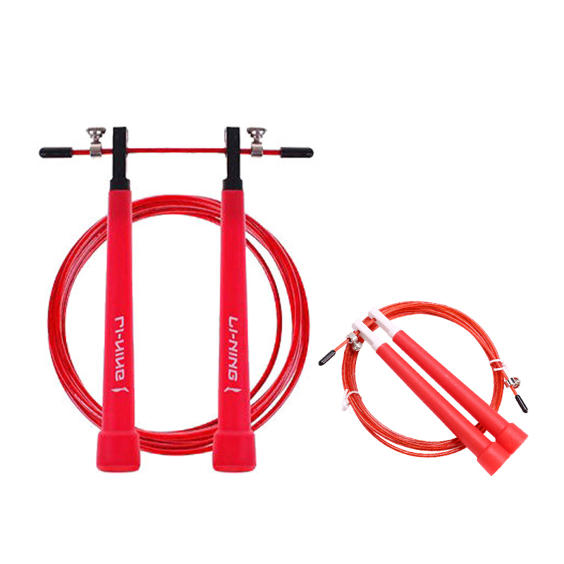 Скакалка для скоростных тренировок материал троса pvc стальной трос, материал рукоятки pvc для учеников LINING, красный
Скакалка для скоростных тренировок материал троса pvc стальной трос, материал рукоятки pvc для учеников LINING, красный