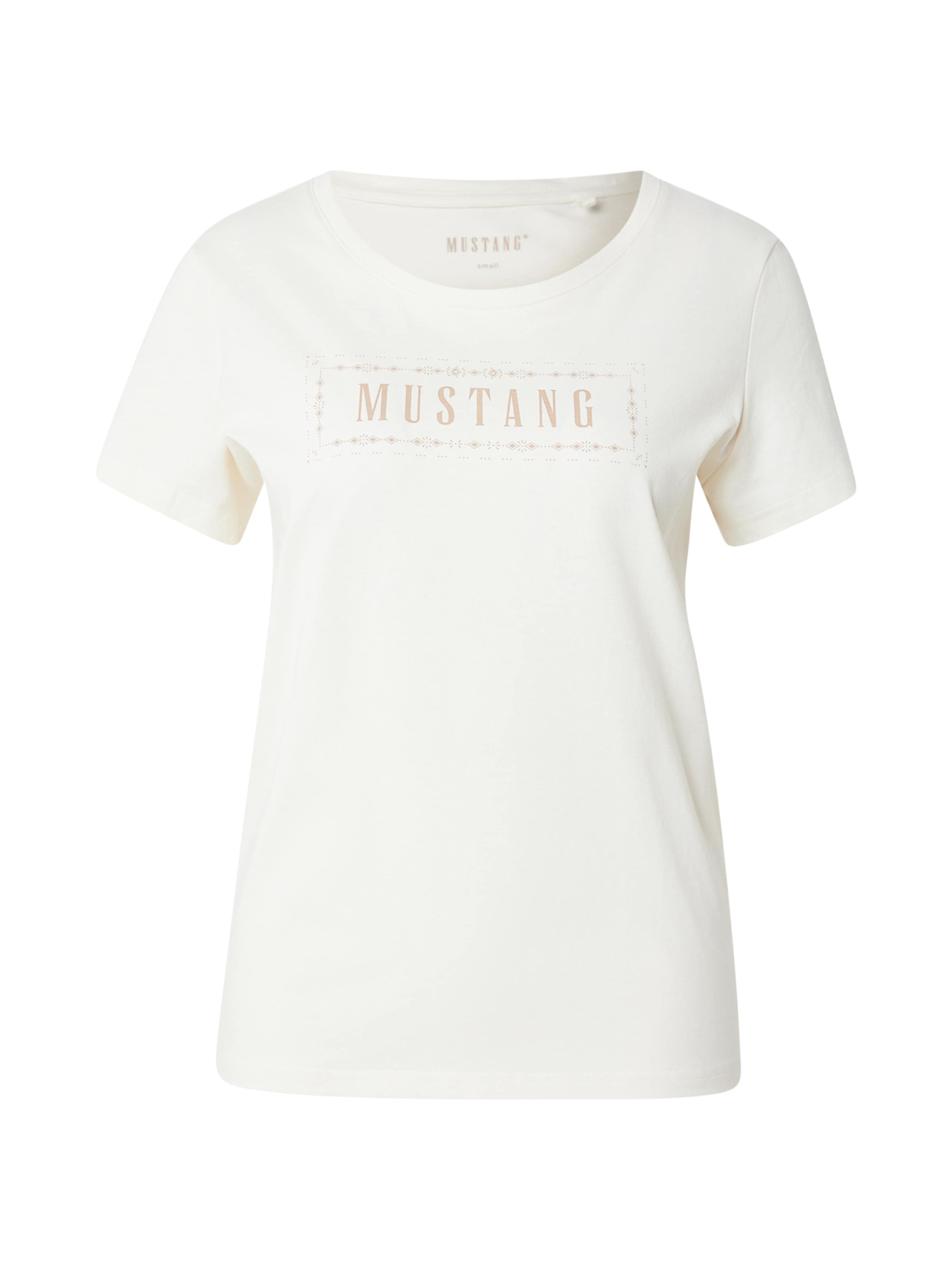 MUSTANG Футболка 'Alma' в цвете Off White
MUSTANG Футболка 'Alma' в цвете Off White