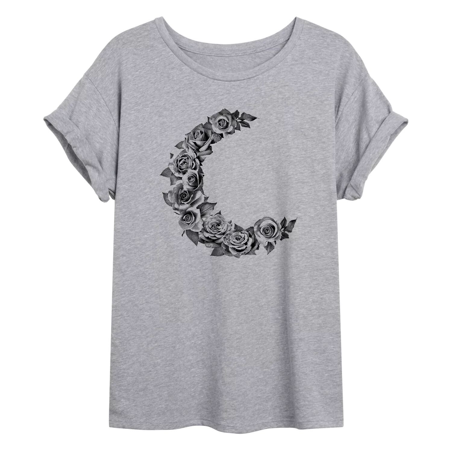 Детская большая футболка с цветочным принтом в форме полумесяца Licensed Character
Детская большая футболка с цветочным принтом в форме полумесяца Licensed Character