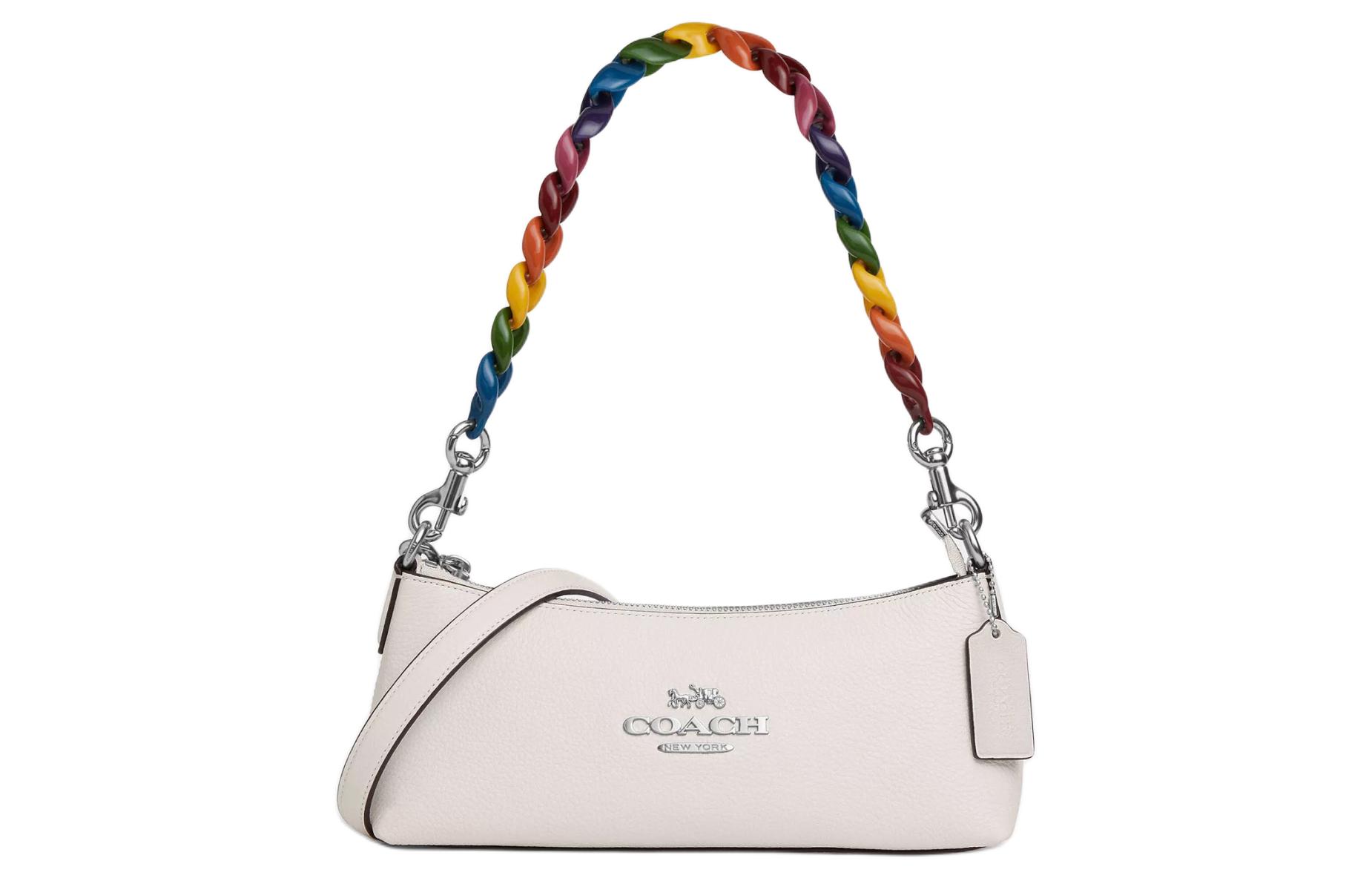 COACH Шарлотт Утонченная Сумка Бaguette из Гальванизированной Кожи Женская Серебристо-Меловая Мультиколорная Сумка Через Плечо
COACH Шарлотт Утонченная Сумка Бaguette из Гальванизированной Кожи Женская Серебристо-Меловая Мультиколорная Сумка Через Плечо