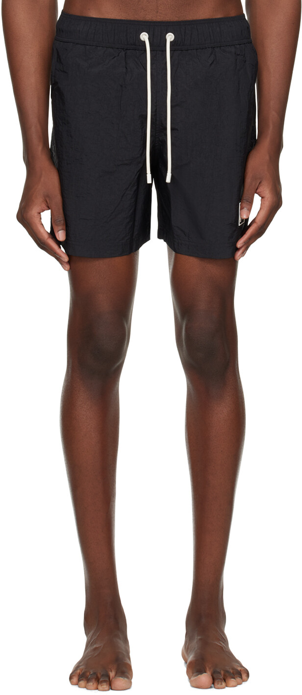 Черные шорты для плавания с монограммой Palm Angels
Черные шорты для плавания с монограммой Palm Angels