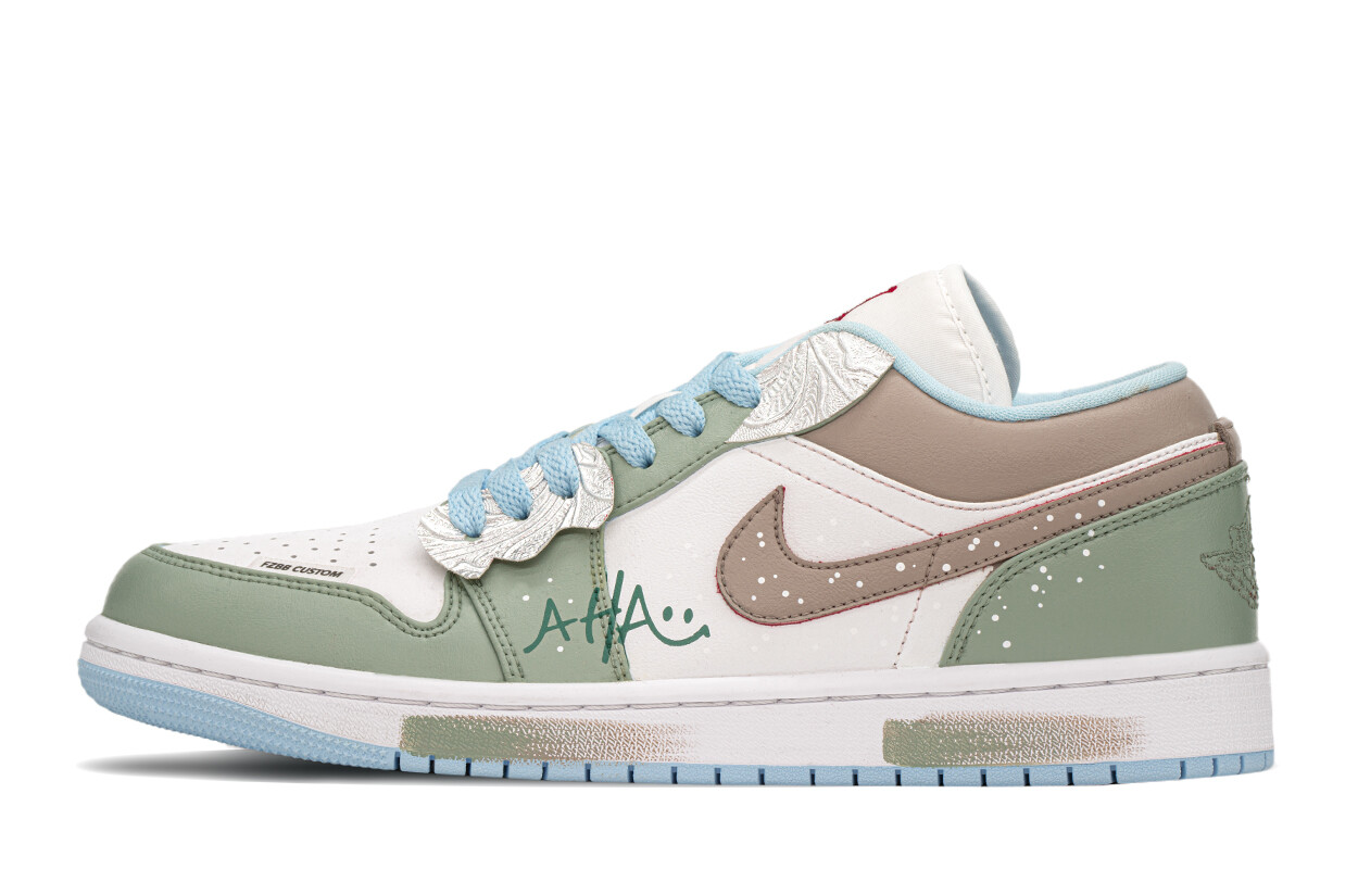 Кроссовки Air Jordan 1 Vintage Basketball Shoes Women's Low-top Beige/green, хаки
Кроссовки Air Jordan 1 Vintage Basketball Shoes Women's Low-top Beige/green, хаки