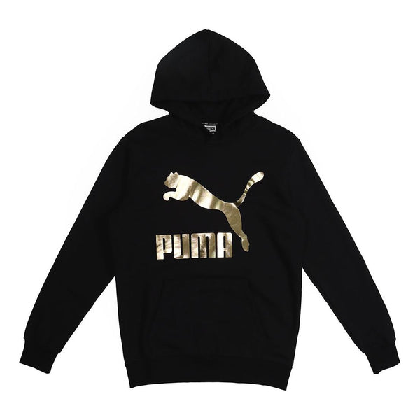 Толстовка classics gold color logo knit pullover black Puma, черный
Толстовка classics gold color logo knit pullover black Puma, черный