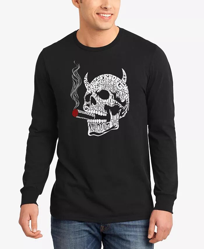 Мужская футболка с длинным рукавом и надписью «7 смертных грехов» LA Pop Art, черный
Мужская футболка с длинным рукавом и надписью «7 смертных грехов» LA Pop Art, черный