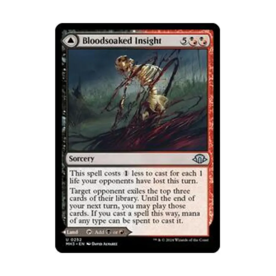 CCG Пропитанная кровью проницательность (U), MTG - Modern Horizons 3
CCG Пропитанная кровью проницательность (U), MTG - Modern Horizons 3