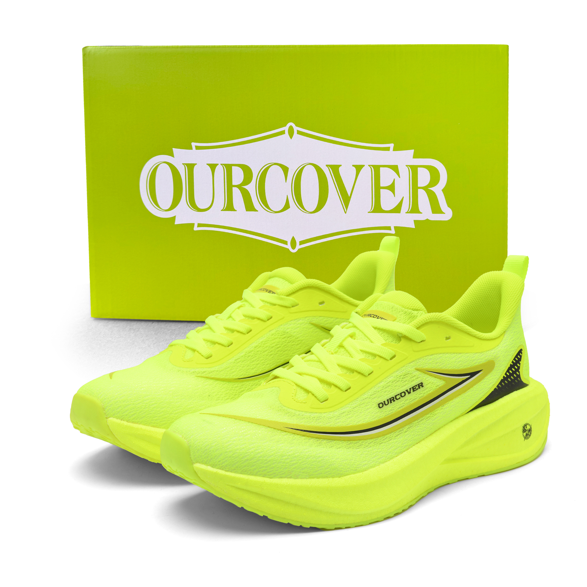 OURCOVER Износостойкие, легкие, амортизирующие детские кроссовки для бега, неоново-зеленые, для подростков
OURCOVER Износостойкие, легкие, амортизирующие детские кроссовки для бега, неоново-зеленые, для подростков