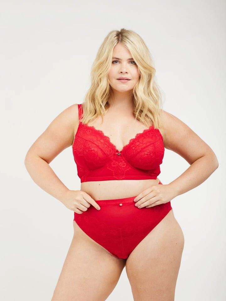 Легкие трусики с высокой талией и логотипом Oola Lingerie, красный
Легкие трусики с высокой талией и логотипом Oola Lingerie, красный