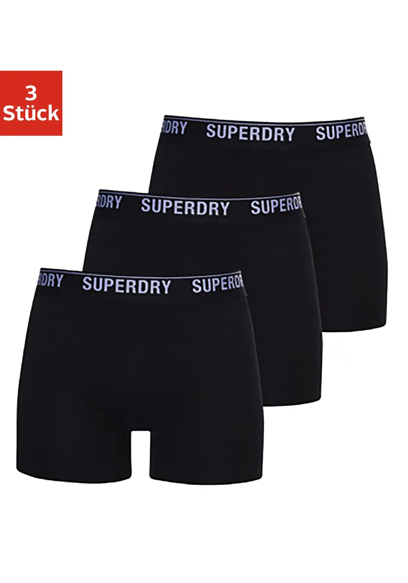 Длинные боксеры Superdry "SD lg Boxer web wb 3x" (3 шт., в упаковке 3 шт.), с поясом из ткани с логотипом, черный
Длинные боксеры Superdry "SD lg Boxer web wb 3x" (3 шт., в упаковке 3 шт.), с поясом из ткани с логотипом, черный