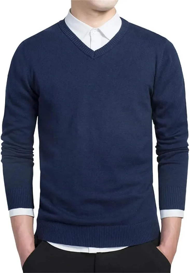 Мужской свитер V-образным вырезом Slim Fit из мягкого хлопка
Мужской свитер V-образным вырезом Slim Fit из мягкого хлопка