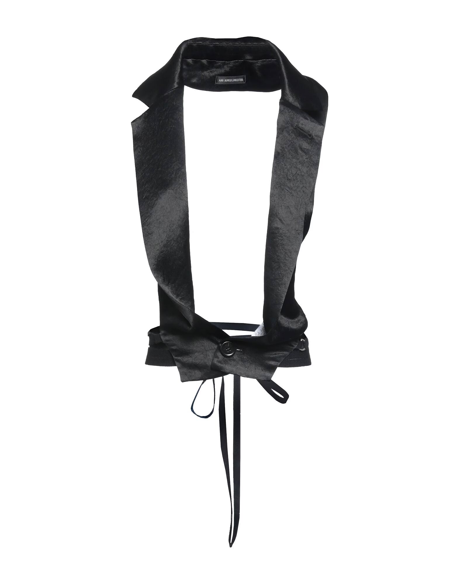 Жилет, сшитый на заказ Ann Demeulemeester, черный
Жилет, сшитый на заказ Ann Demeulemeester, черный