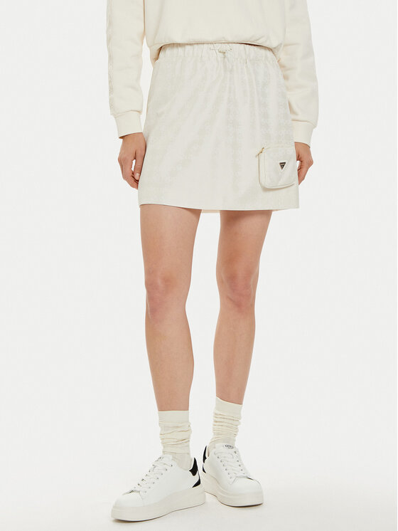 Мини-юбка regular fit V4BD00 WGLW2 Guess, экрю
Мини-юбка regular fit V4BD00 WGLW2 Guess, экрю