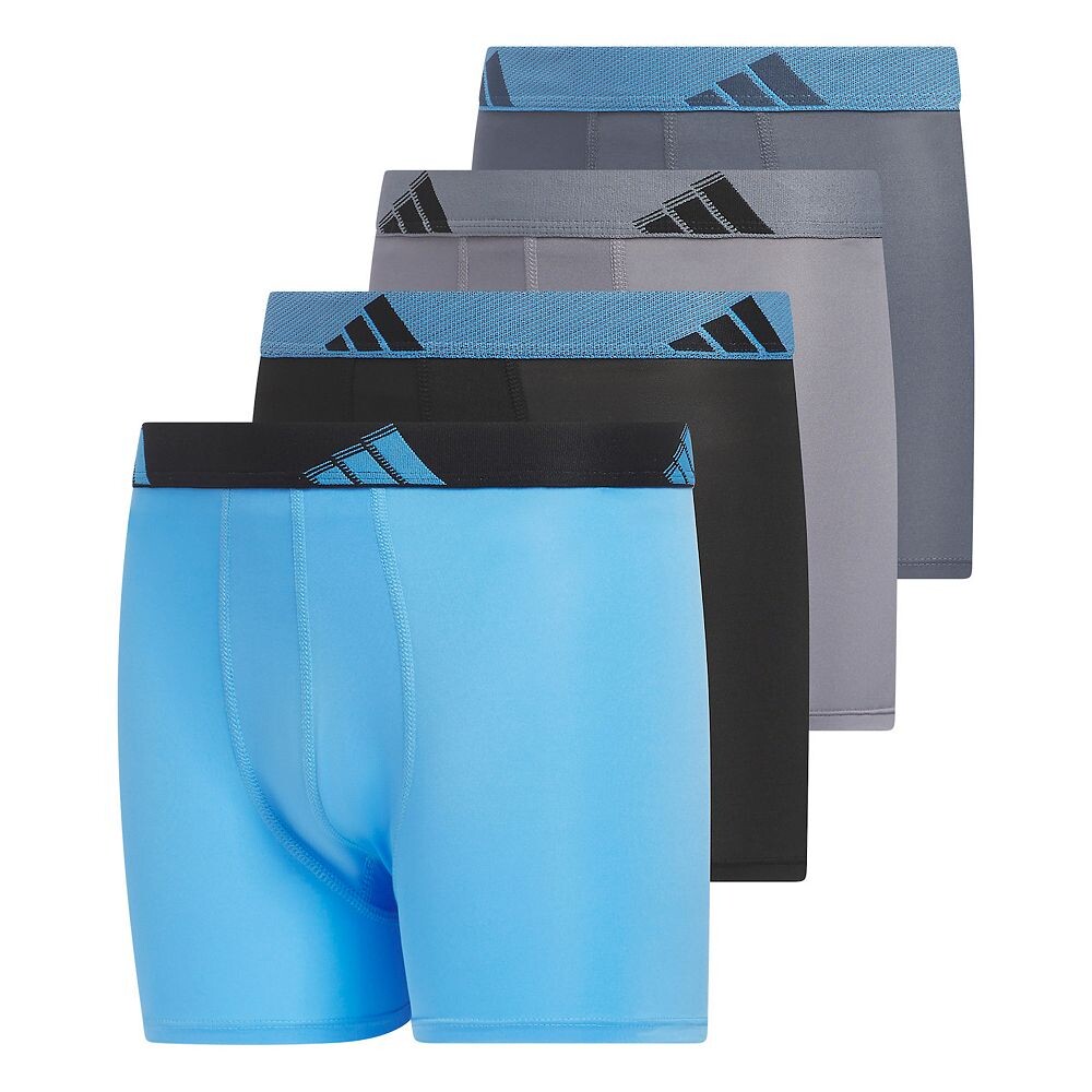 Комплект из 4 трусов-боксеров Adidas Youth из микрофибры для мальчиков 4–20 лет, синий
Комплект из 4 трусов-боксеров Adidas Youth из микрофибры для мальчиков 4–20 лет, синий