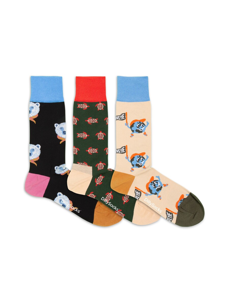 Носки DillySocks Around the World, Mixed Colors
Носки DillySocks Around the World, Mixed Colors