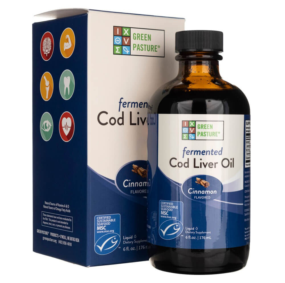 Биологически активная добавка, Green Pasture, жидкое ферментированное масло печени трески, вкус корицы, 176 мл
Биологически активная добавка, Green Pasture, жидкое ферментированное масло печени трески, вкус корицы, 176 мл